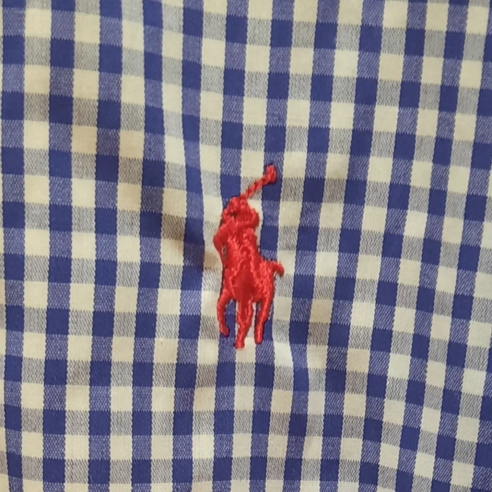 Polo Ralph Lauren striped button-up shirt. Mens Size XL